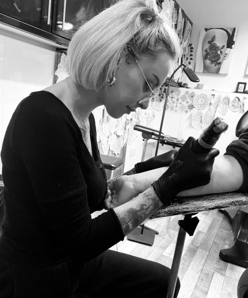Aleksandra tatto artist in watford